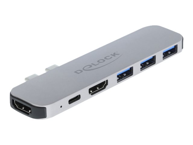 DeLOCK - Dockingstation - USB-C - HDMI - fr Apple MacBook Pro (Anfang 2020, Ende 2016, Mitte 2017, Mitte 2018, Mitte 2019)