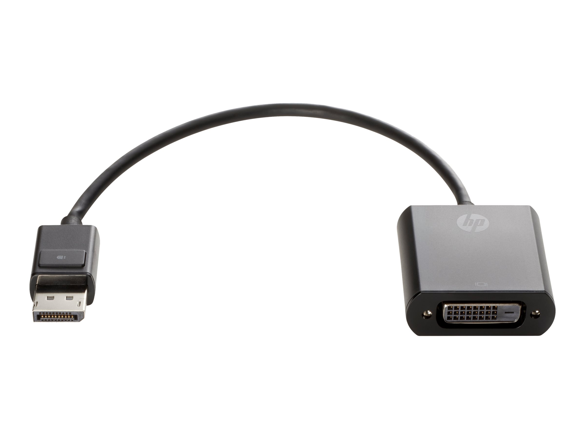 HP DisplayPort to DVI-D Adapter - DisplayPort-Adapter - Single Link - DisplayPort (M) zu DVI-D (W) - 19 cm - eingerastet