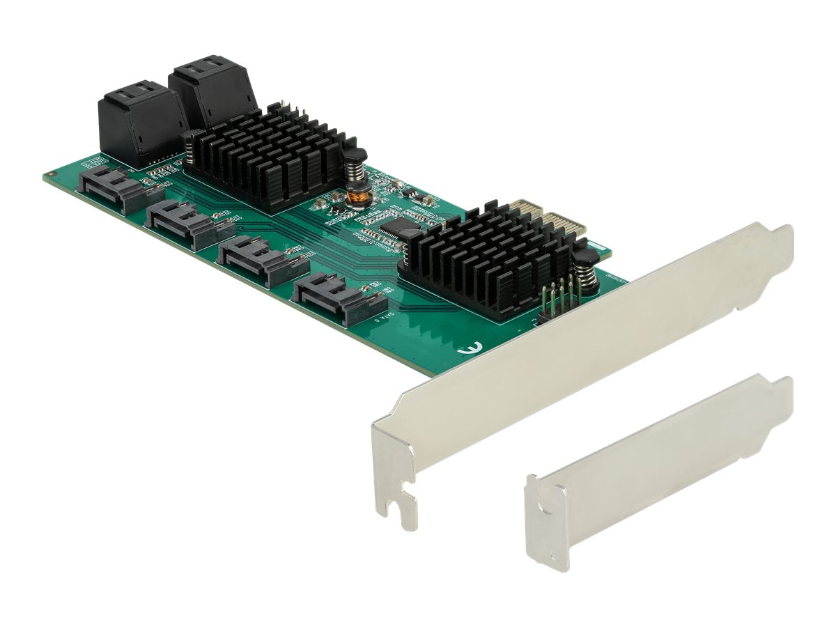 Delock - Speicher-Controller - SATA 6Gb/s - Low-Profile - PCIe 2.0 x1