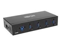 Tripp Lite 4-Port Rugged Industrial USB 3.0 SuperSpeed Hub - Hub - 4 x SuperSpeed USB 3.0 - an DIN-Schiene montierbar, wandmonti