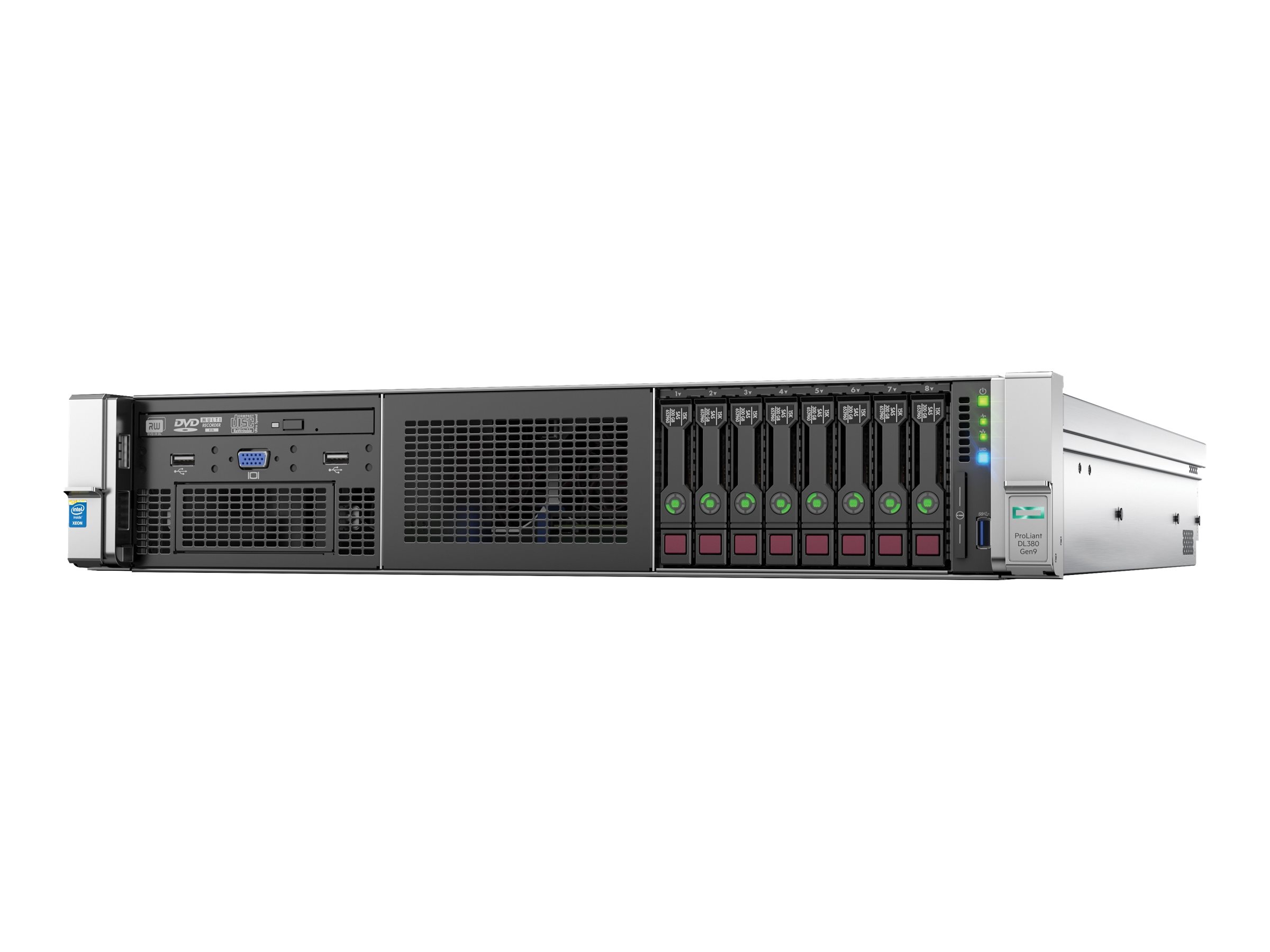 HPE ProLiant DL380 Gen9 Performance - Server - Rack-Montage - 2U - zweiweg - 2 x Xeon E5-2650V4 / 2.2 GHz