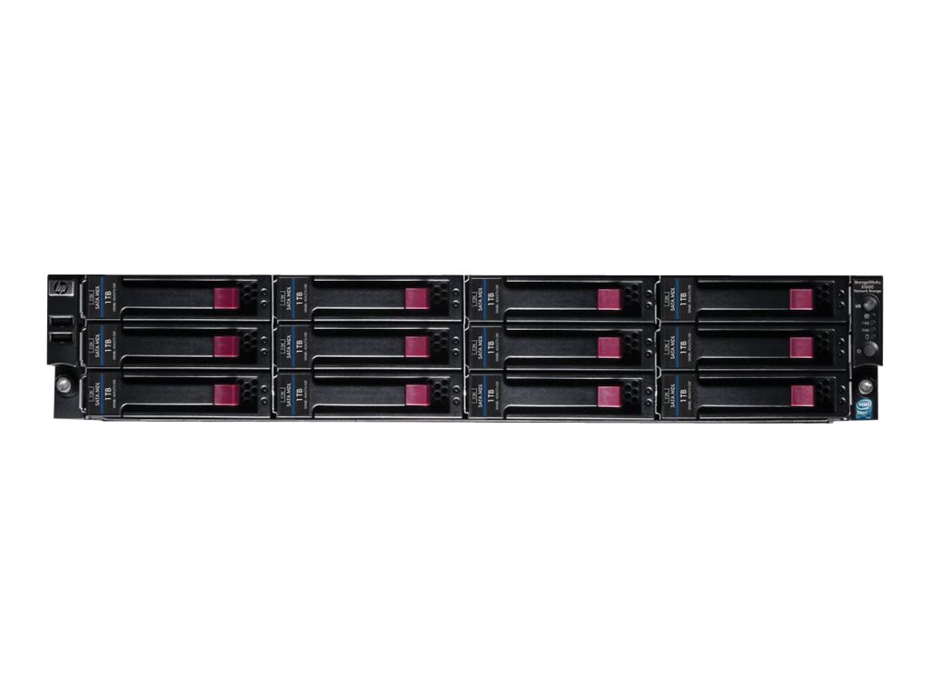 HPE StorageWorks Network Storage System X1600 24TB SATA Model - NAS-Server - 12 Schchte - 24 TB - Rack - einbaufhig
