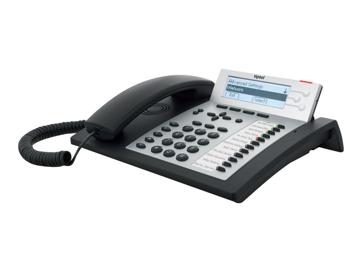 Tiptel 3110 - VoIP-Telefon - dreiweg Anruffunktion - SIP, RTCP, SRTP