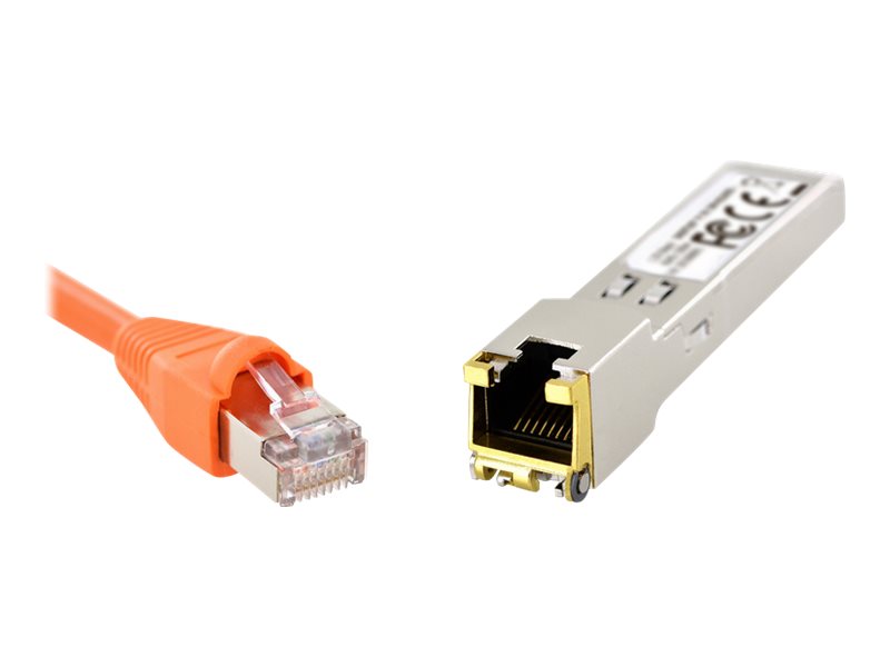 DIGITUS - SFP (Mini-GBIC)-Transceiver-Modul - GigE - 100Base-TX, 1000Base-T, 10GBase-T - SFP (mini-GBIC) / RJ-45 - bis zu 100 m