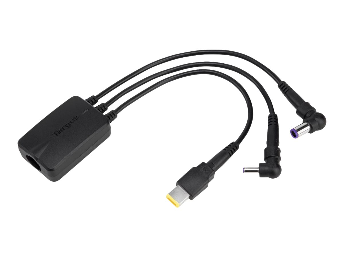 Targus 3-Way DC Charging Hydra - Netzteil - 3-poliger Netzanschluss - Schwarz - Europa - für Targus Universal USB 3.0, Universal