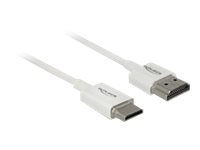 Delock Slim High Quality - HDMI-Kabel mit Ethernet - HDMI mnnlich zu 19 pin mini HDMI Type C mnnlich - 2 m - Dreifachisolierun