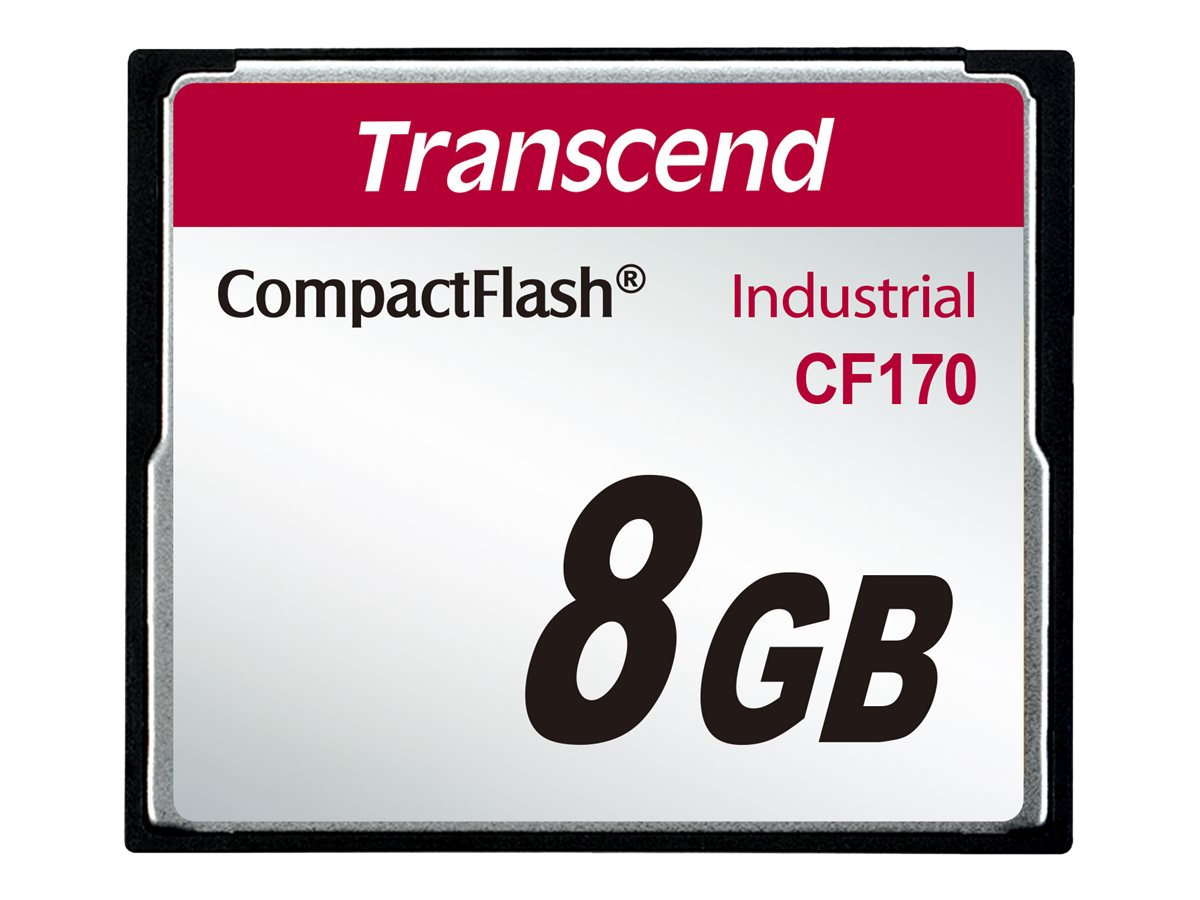 Transcend Industrial - Flash-Speicherkarte - 8 GB - 170x - CompactFlash