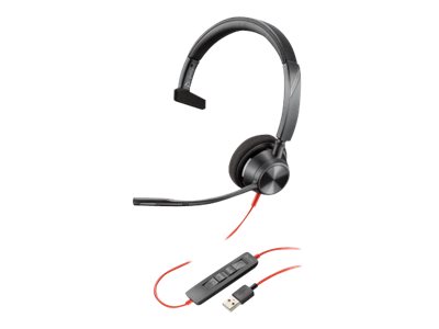 Poly Blackwire 3310 - 3300 Series - Headset - On-Ear - kabelgebunden - USB