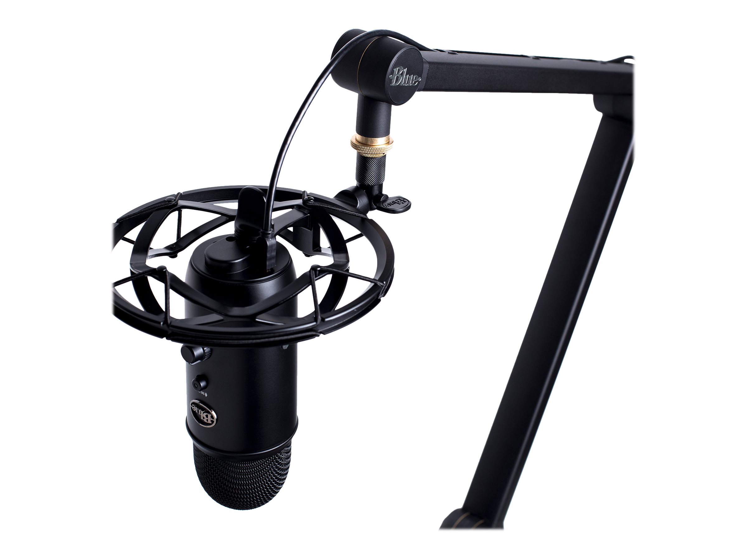 Blue Microphones YetiCaster - Pro Broadcast Bundle Mikrofon - USB - Blackout - mit Radius III und Compass