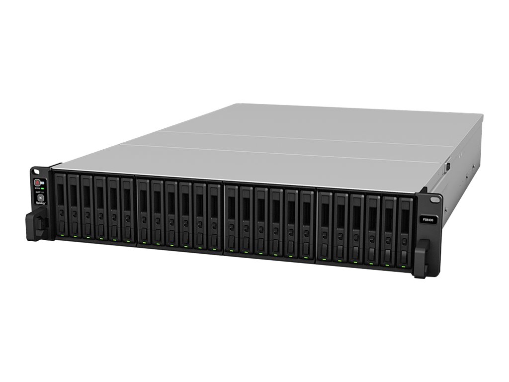 Synology FlashStation FS6400 - NAS-Server - 24 Schchte - Rack - einbaufhig - RAID RAID 0, 1, 5, 6, 10, JBOD, RAID F1
