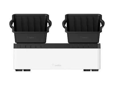 Belkin Store and Charge Go with portable trays - Ladestation - 120 Watt - Ausgangsanschlüsse: 10