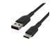 Belkin BOOST CHARGE - USB-Kabel - 24 pin USB-C (M) zu USB (M) - 1 m - Schwarz