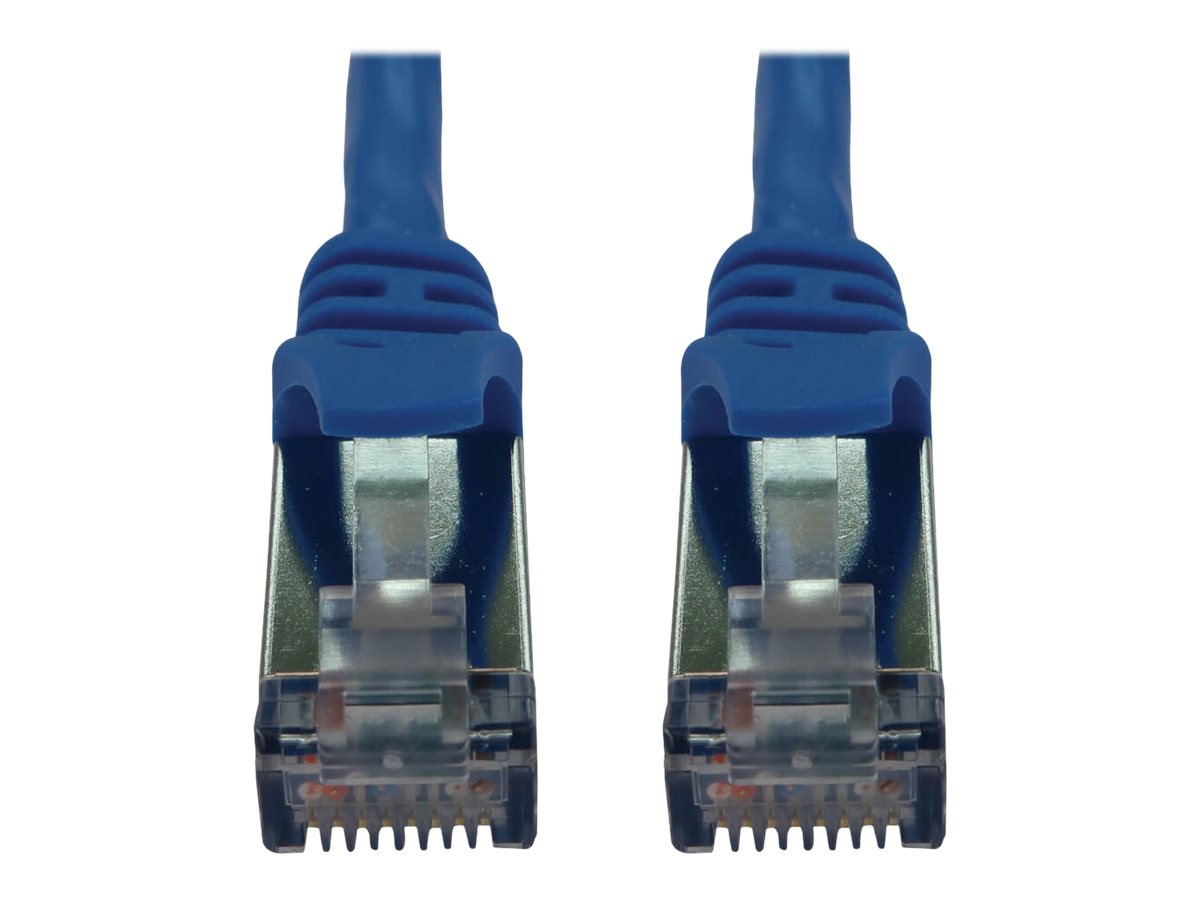 Eaton Tripp Lite Series Cat6a 10G Snagless Shielded Slim STP Ethernet Cable (RJ45 M/M), PoE, Blue, 5 ft. (1.5 m) - Netzwerkkabel