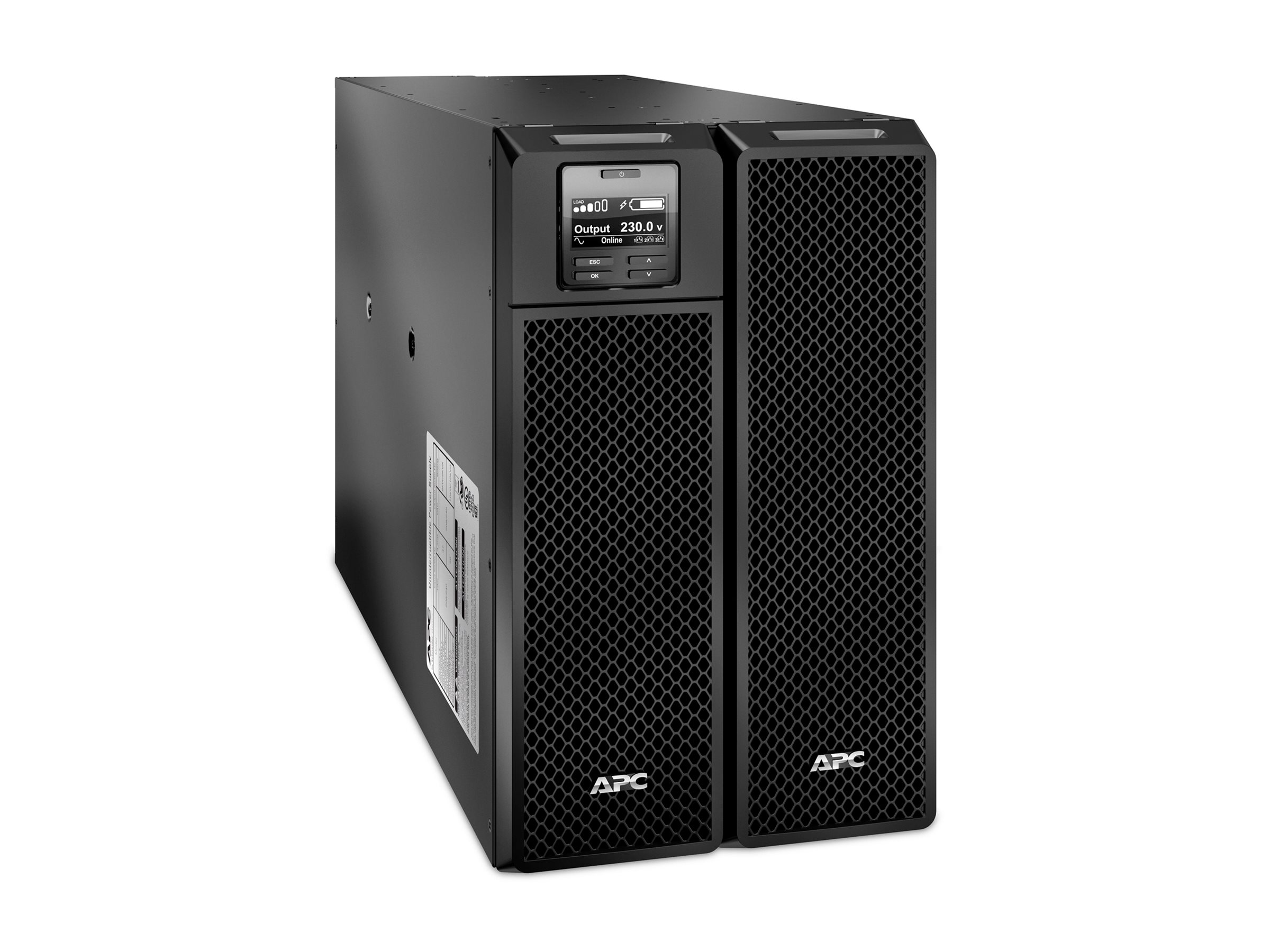 APC Smart-UPS SRT 8000VA - USV (in Rack montierbar/extern) - Wechselstrom 230 V - 8000 Watt - 8000 VA - Ethernet 10/100, USB