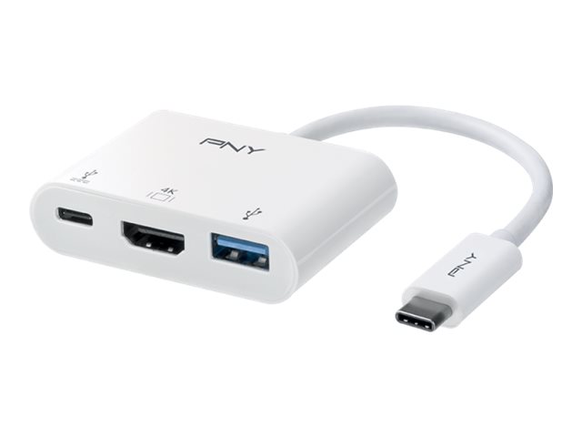 PNY 3in1 - Dockingstation - USB-C - HDMI