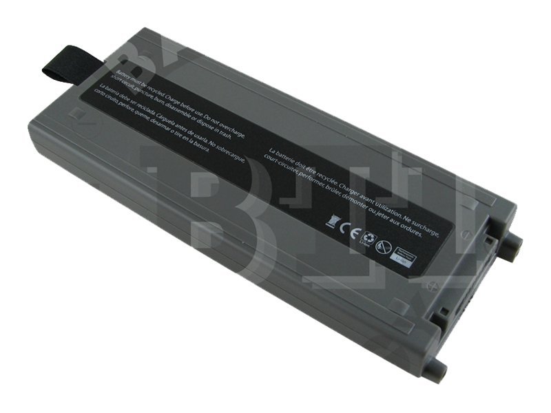 BTI - Laptop-Batterie (gleichwertig mit: Panasonic CF-VZSU48U, Panasonic CF-VZSU48) - Lithium-Ionen - 6 Zellen - 5200 mAh - Grau