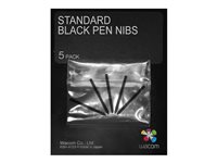 Wacom Standard Pen Nibs - Digitale Stiftspitze - Schwarz (Packung mit 5) - fr Intuos4 Large, Medium, Small, Wireless, X-Large