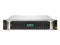 HPE Modular Smart Array 2062 10GBase-T iSCSI SFF Storage - Festplatten-Array - 3.84 TB - 24 Schchte (SAS-3) - SSD 1.92 TB x 2 -