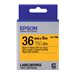 Epson LabelWorks LK-7YBP - Schwarz auf Gelb - Rolle (3,6 cm x 9 m) 1 Kassette(n) Etikettenband - fr LabelWorks LW-1000P, LW-900