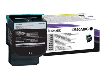 Lexmark - Schwarz - Original - Tonerpatrone LCCP, LRP - fr Lexmark C540, C543, C544, C546, X543, X544, X546, X548