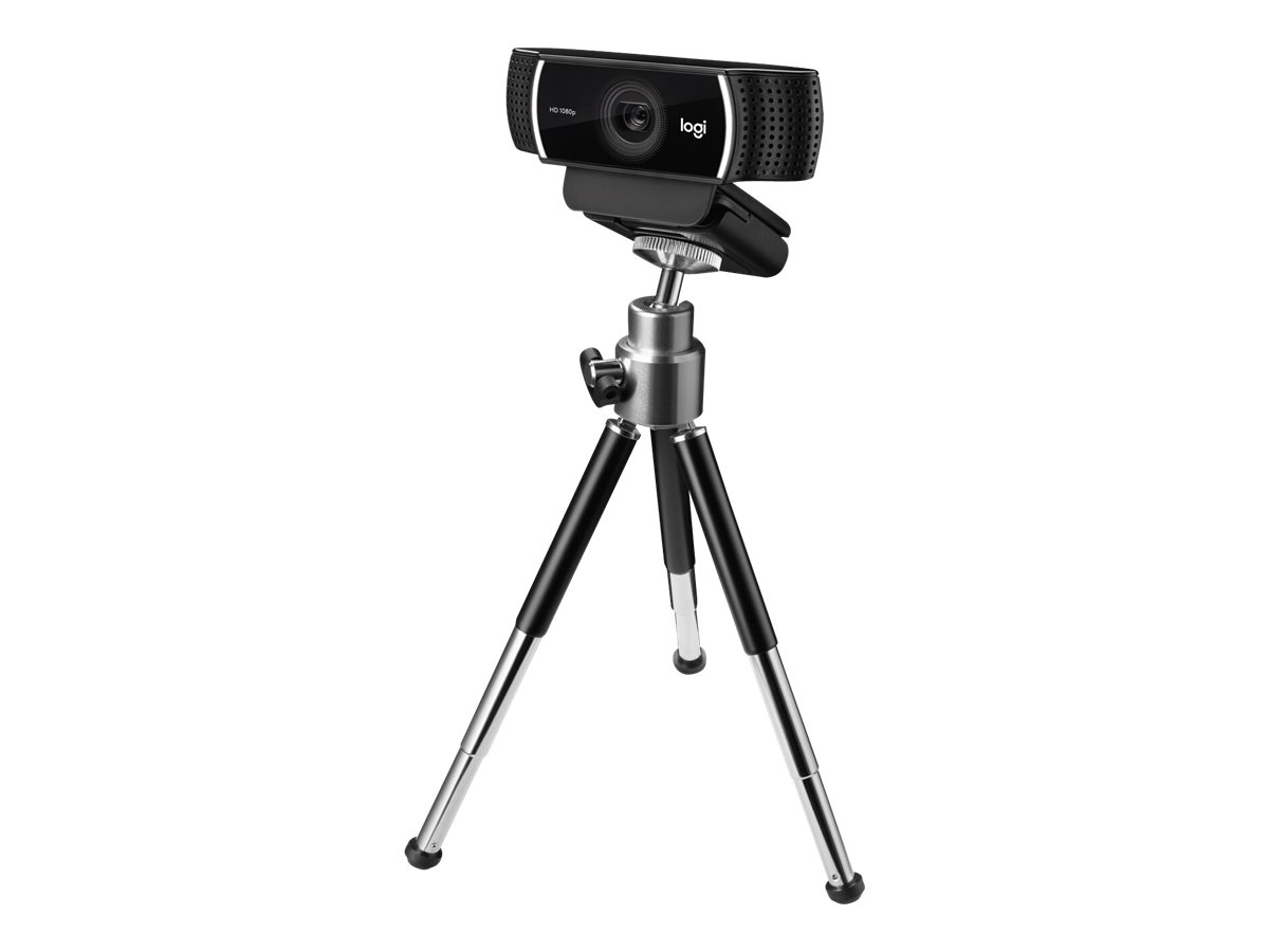 Logitech HD Pro Webcam C922 - Webcam - Farbe - 720p, 1080p - kabelgebunden - H.264