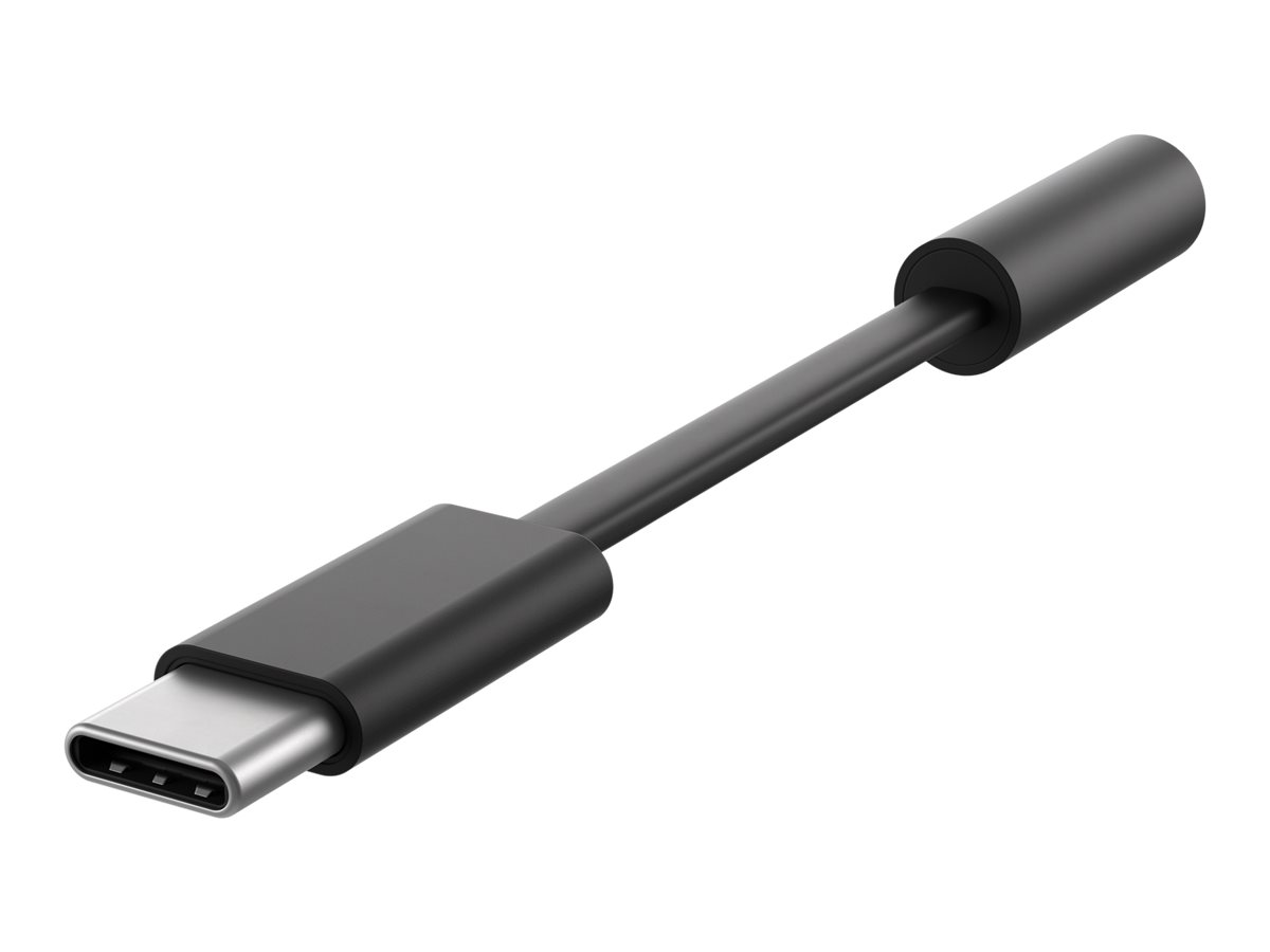 Microsoft Surface Audio Adapter - Adapter USB-C auf Klinkenstecker - 24 pin USB-C mnnlich zu mini-phone stereo 3.5 mm weiblich 
