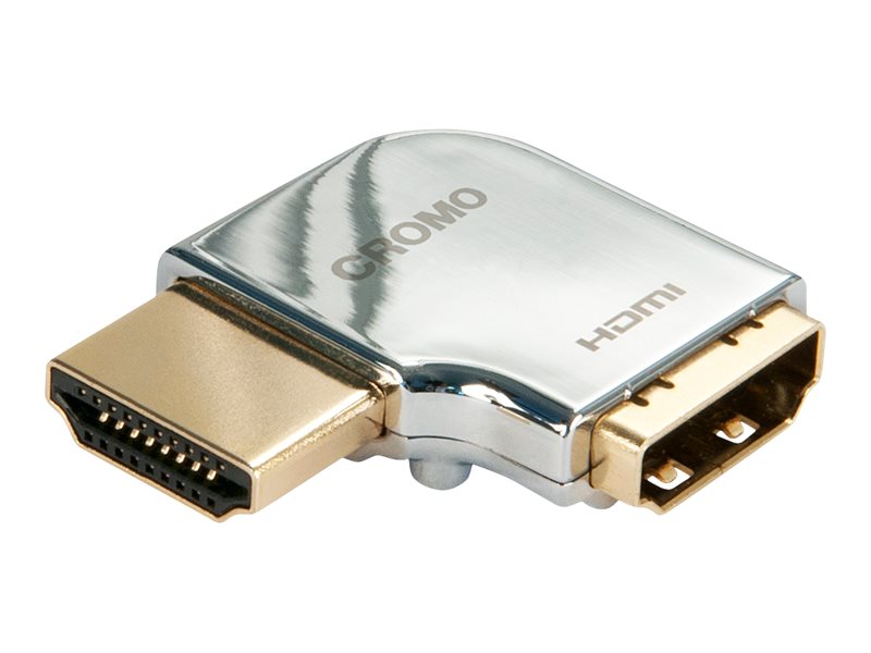 Lindy CROMO Left - HDMI rechtwinkliger Adapter - HDMI mnnlich zu HDMI weiblich - abgeschirmt