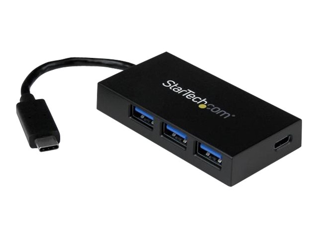 StarTech.com 4 Port USB 3.1 Gen 1 Hub - USB-C auf 1x USB-C und 3x USB-A - Mobiler USB Type C Hub - Hub - 4 x SuperSpeed USB 3.0 