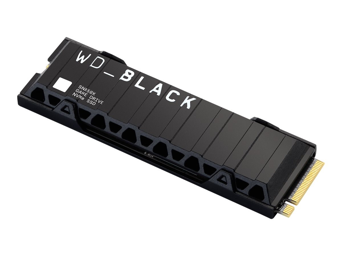 WD_BLACK SN850X NVMe SSD WDS100T2XHE - SSD - 1 TB - intern - M.2 2280 - PCIe 4.0 x4 (NVMe)