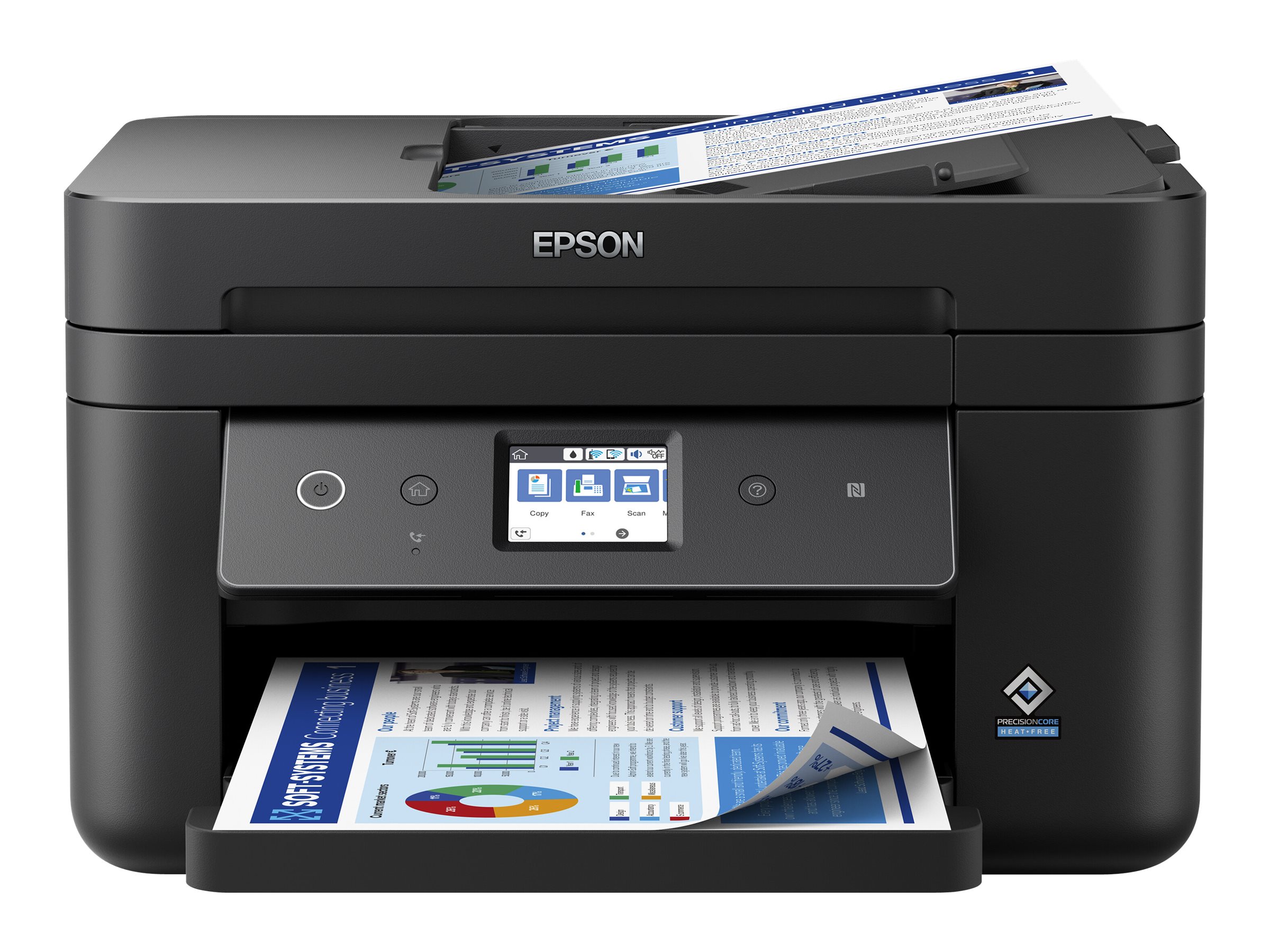 Epson WorkForce WF-2880DWF - Multifunktionsdrucker - Farbe - Tintenstrahl - A4/Legal (Medien) - bis zu 14 Seiten/Min. (Drucken)
