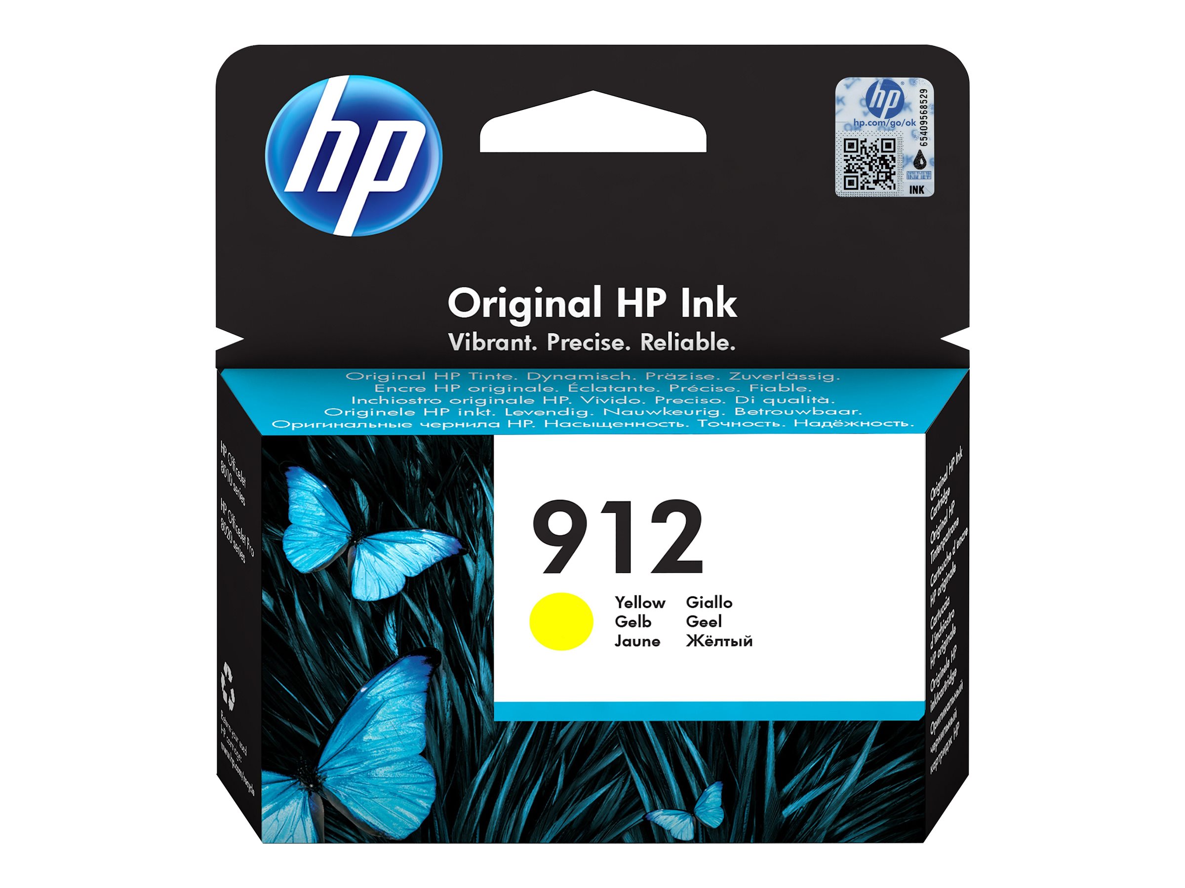 HP 912 - 2.93 ml - Gelb - Original - Tintenpatrone - fr Officejet 80XX; Officejet Pro 80XX