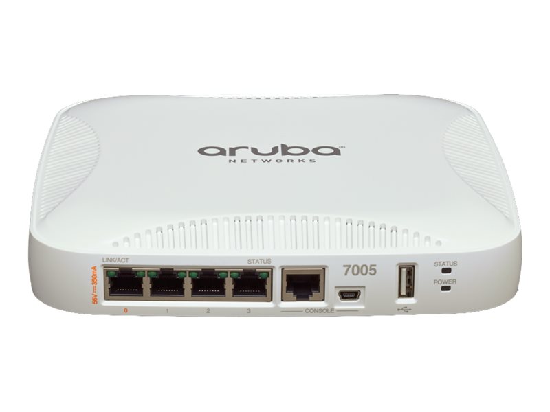 HPE Aruba 7005 (RW) FIPS/TAA-compliant Controller - Netzwerk-Verwaltungsgerät - GigE - DC Power - TAA-konform