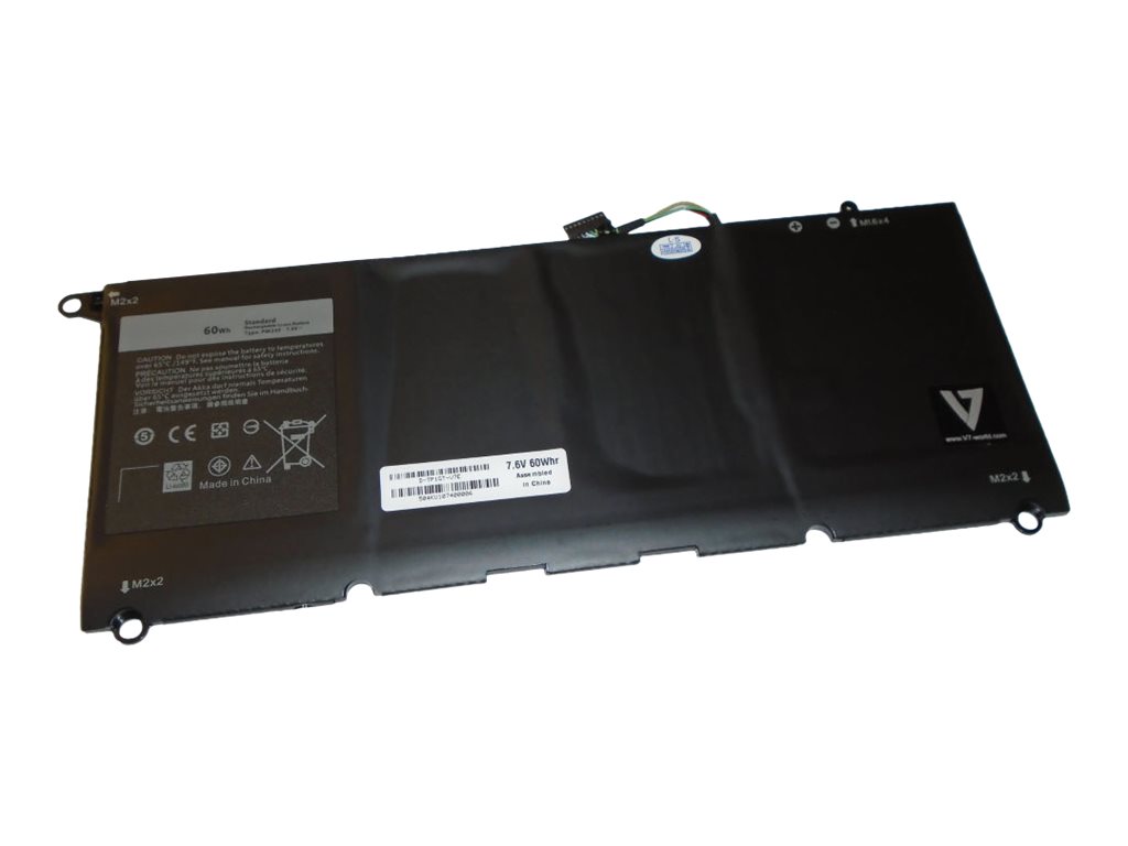 V7 - Laptop-Batterie (gleichwertig mit: Dell PW23Y) - 4 Zellen - 60 Wh - fr Dell XPS 13 9360