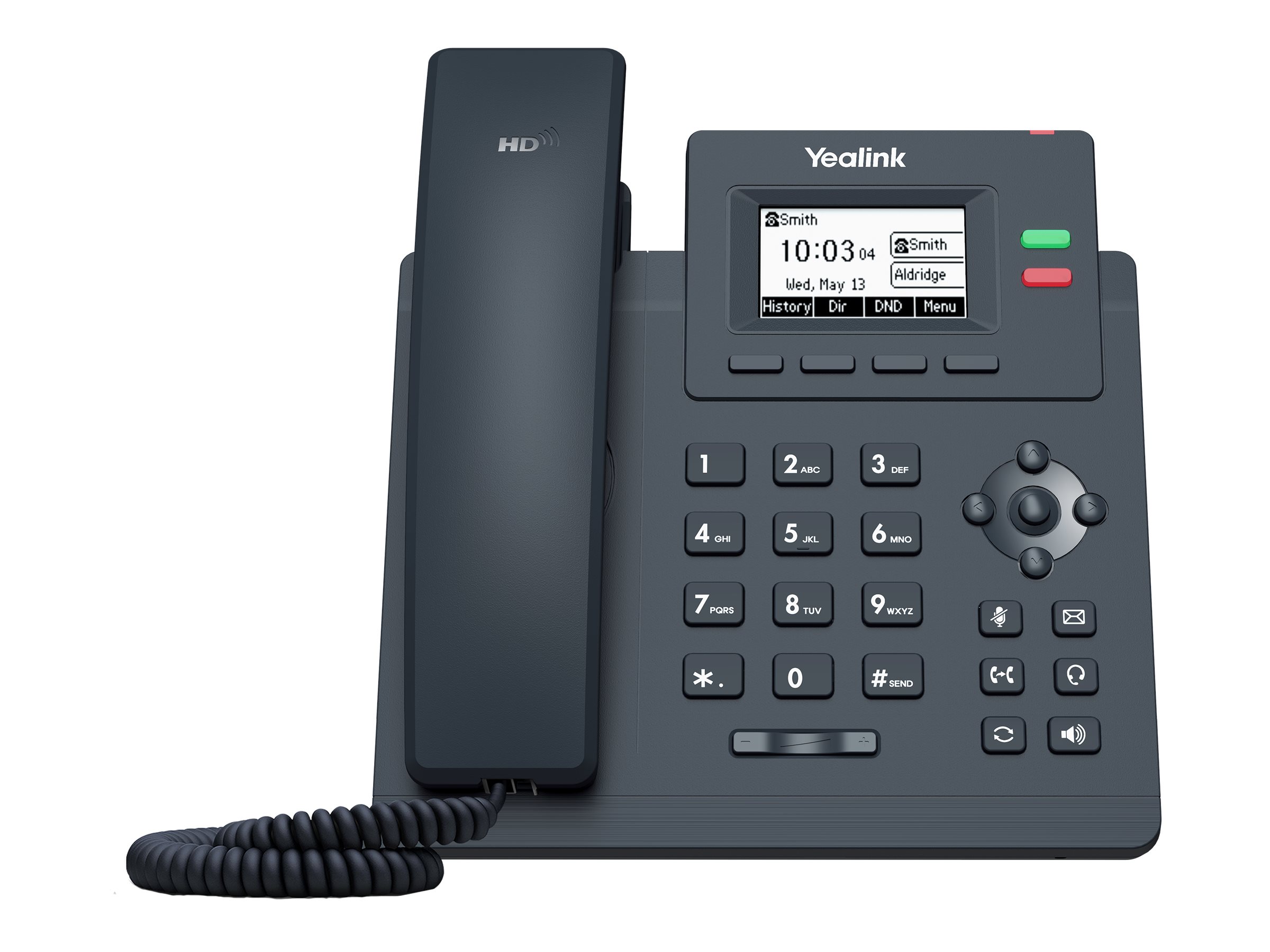 Yealink SIP-T31G - VoIP-Telefon - fnfwegig Anruffunktion - SIP, SIP v2, SRTP - 2 Leitungen - Classic Gray