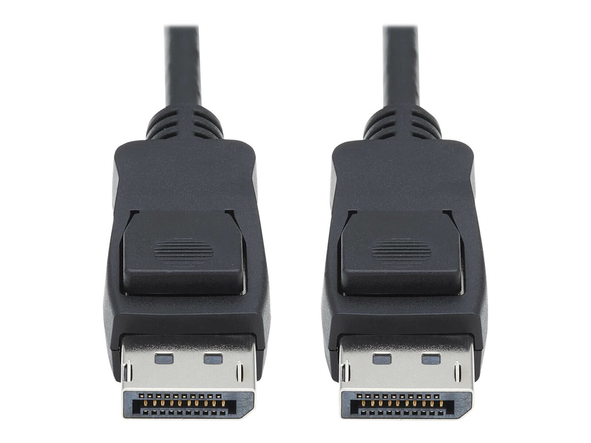 Eaton Tripp Lite Series DisplayPort 1.4 Cable with Latching Connectors, 8K (M/M), Black, 1 ft. (0.31 m) - DisplayPort-Kabel - Di
