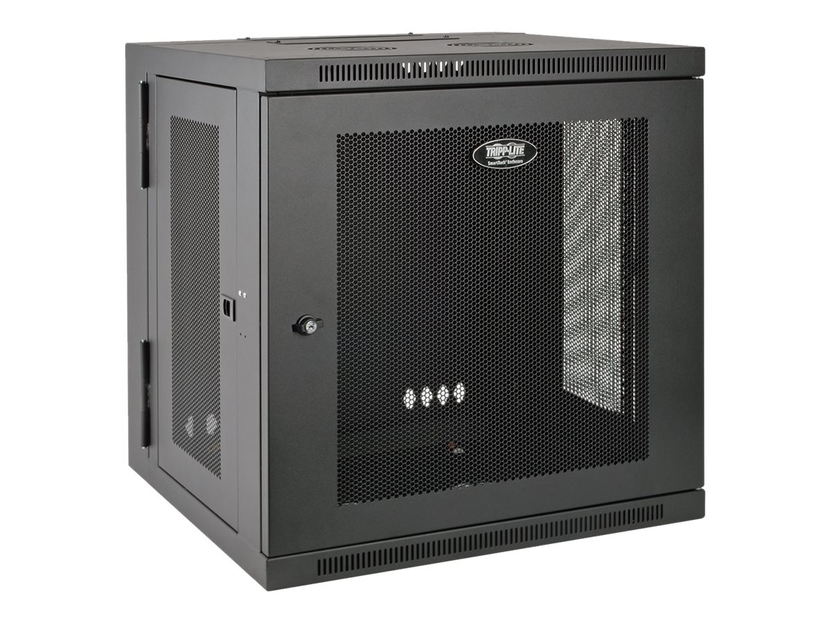 Tripp Lite 12U Wall Mount Rack Enclosure Server Cabinet Hinged Doors/Sides - Schrank Netzwerkschrank - geeignet fr Wandmontage 