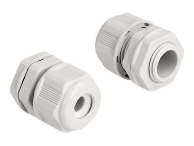 Delock - Cable gland (M16) - Grau (Packung mit 2)