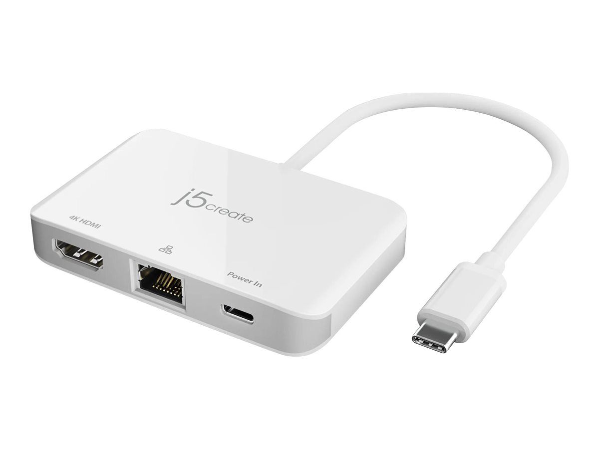 j5create JCA351 - Dockingstation - USB-C 3.1 - HDMI - GigE