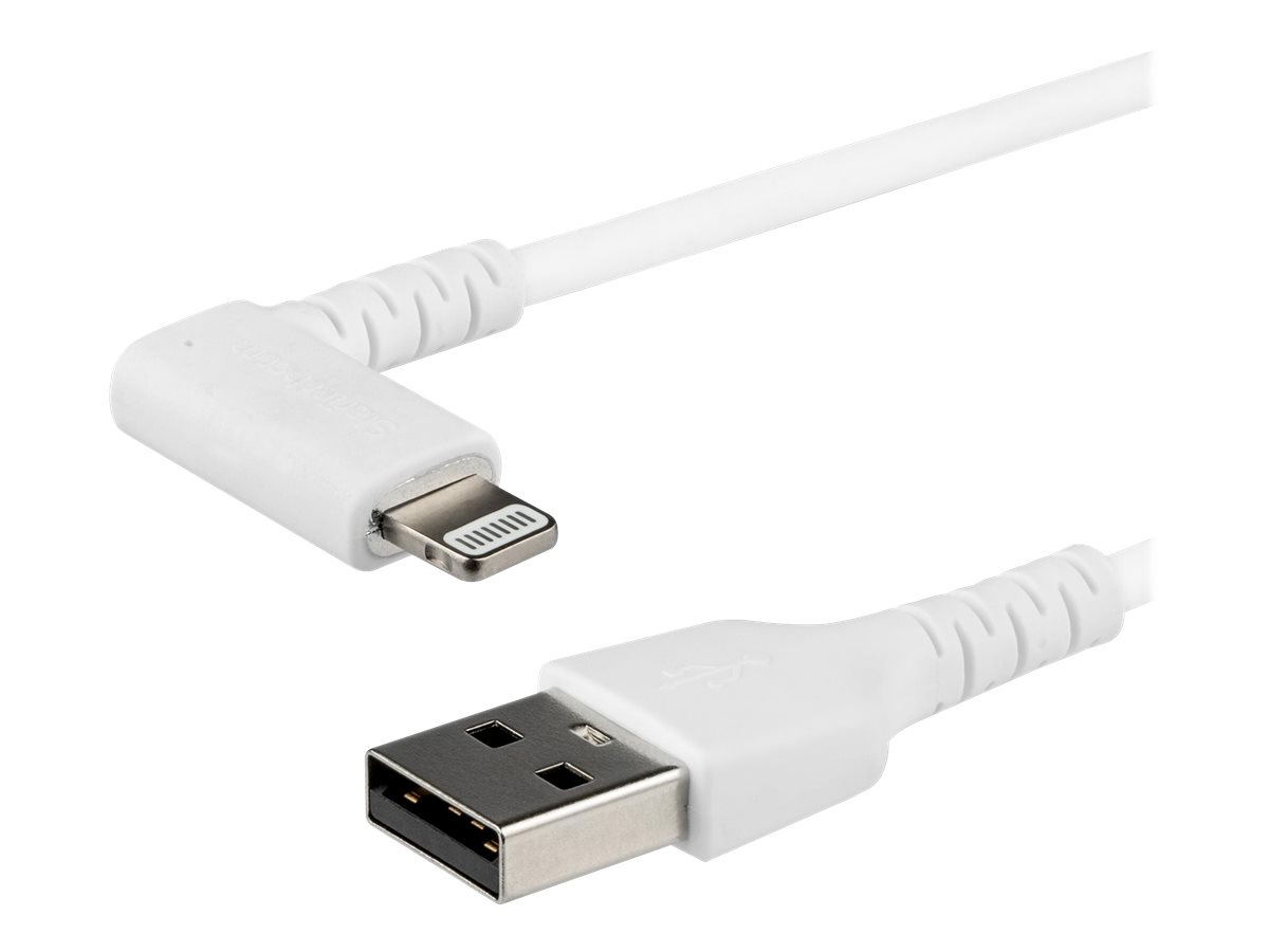 StarTech.com 2m USB-A auf Lightning-Kabel - 90 rechtwinkliges USB Typ-A auf Ladekabel - Synchronisationskabel - Apple MFi-zerti