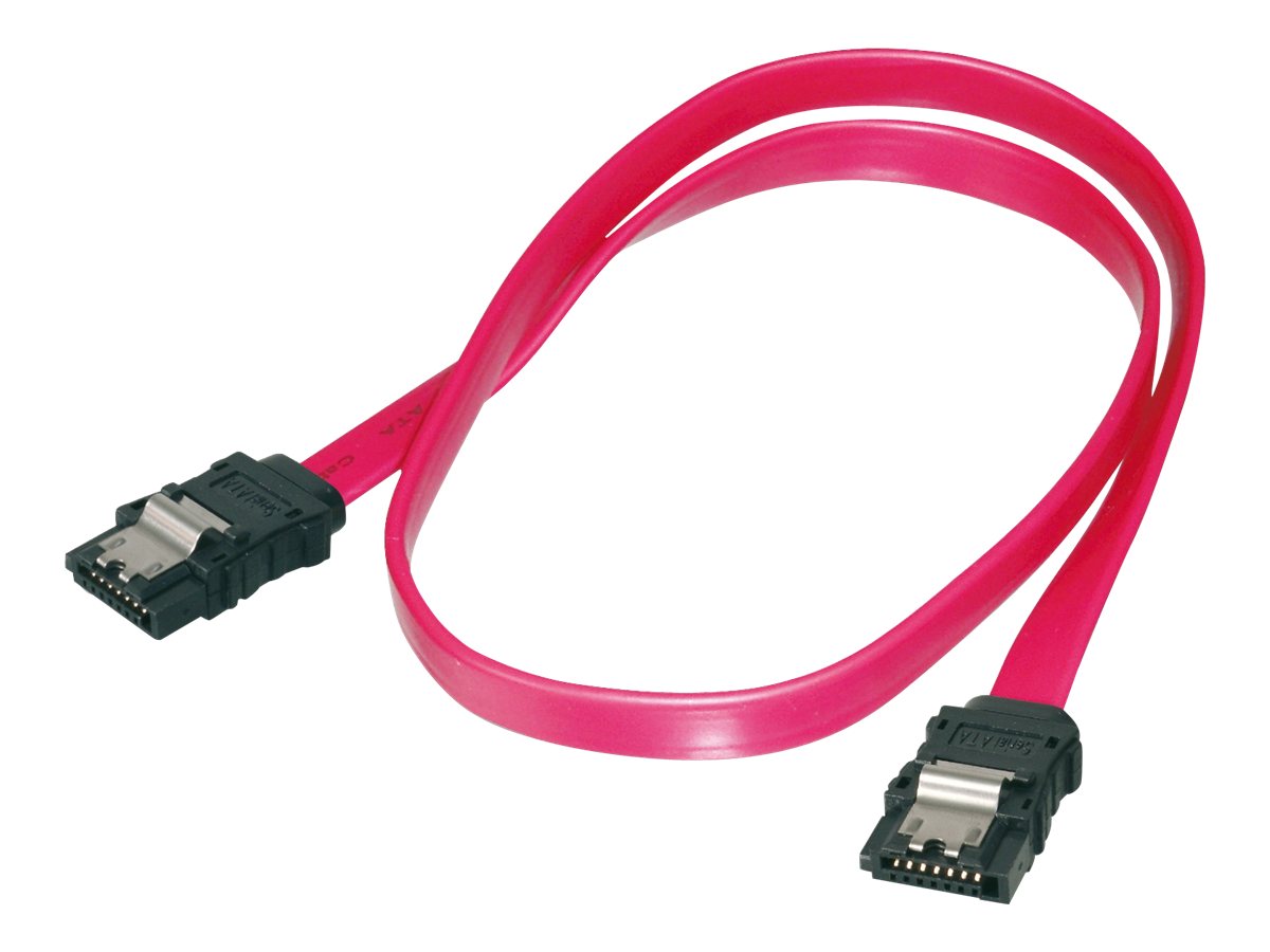 ASSMANN - SATA-Kabel - Serial ATA 150/300/600 - SATA zu SATA - 30 cm - eingerastet, geformt, flach