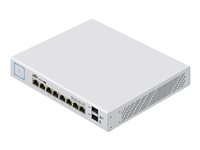 Ubiquiti UniFi Switch US-8-150W - Switch - managed - 8 x 10/100/1000 (PoE+) + 2 x Gigabit SFP - Desktop - PoE+