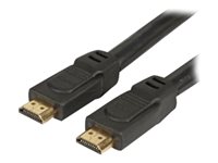 M-CAB HDMI Hi-Speed Kabel with Ethernet - HDMI-Kabel mit Ethernet - HDMI mnnlich zu HDMI mnnlich - 50 cm - Schwarz