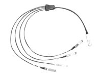 Cisco Direct-Attach Breakout Cable - Netzwerkkabel - QSFP+ (M) zu SFP+ (M) - 2 m - SFF-8431/SFF-8436/SFF-8461 - passiv