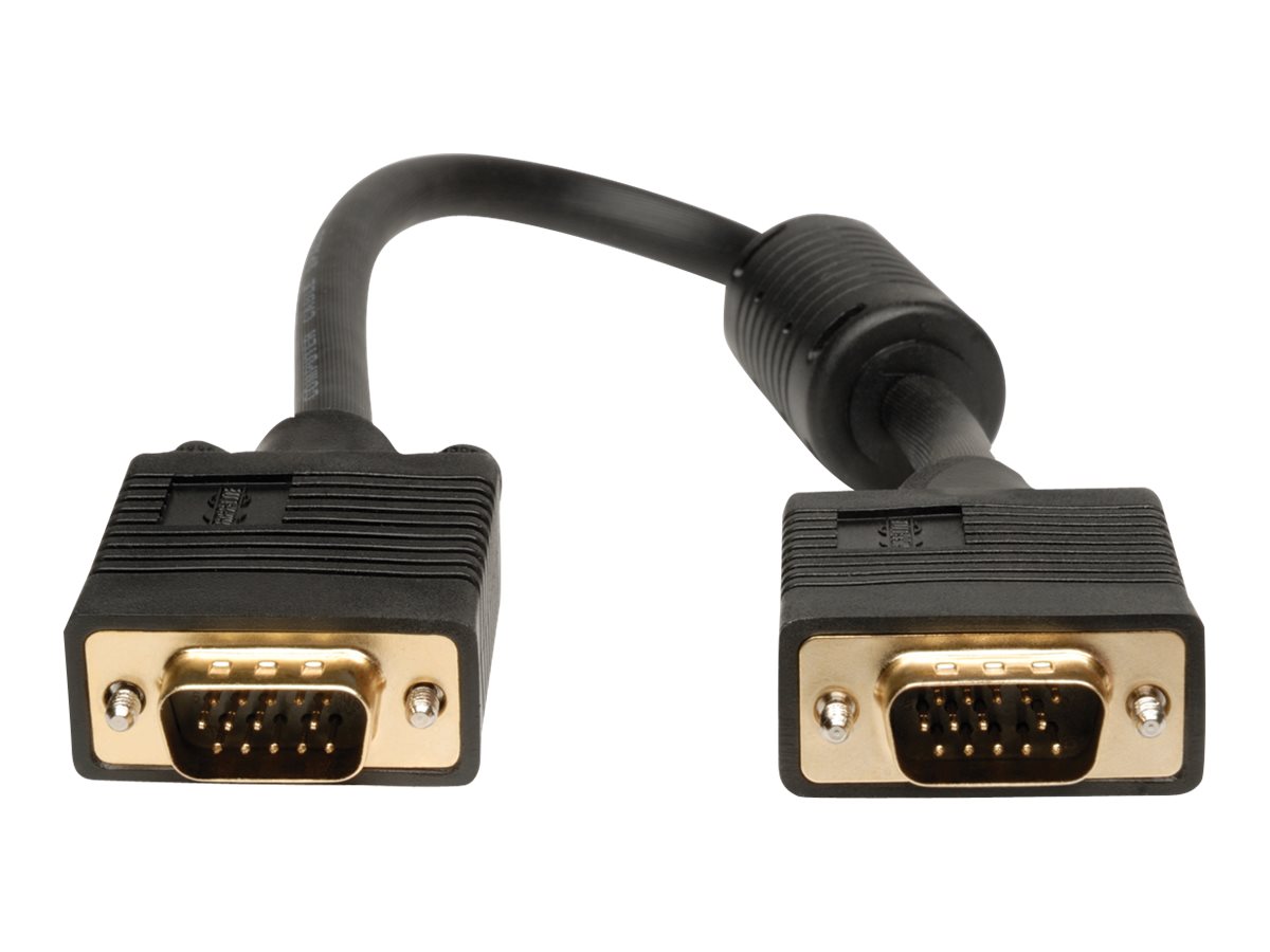 Eaton Tripp Lite Series VGA High-Resolution RGB Coaxial Cable (HD15 M/M), 1 ft. (0.31 m) - VGA-Kabel - HD-15 (VGA) (M) zu HD-15 