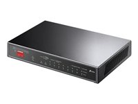 TP-Link TL-SG1210MP V2 - Switch - unmanaged - 8 x 10/100/1000 (PoE+) + 1 x 10/100/1000 (Uplink) + 1 x Gigabit SFP (Uplink) - Des