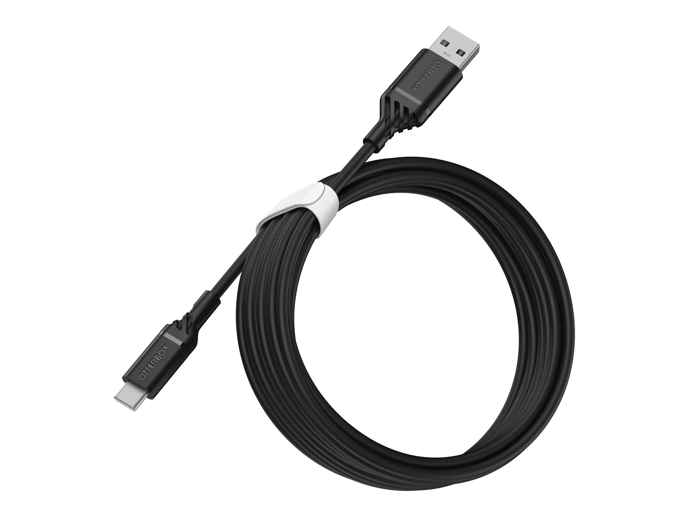 OtterBox Standard - USB-Kabel - USB (M) zu 24 pin USB-C (M) - USB 2.0 - 3 m - Schwarz