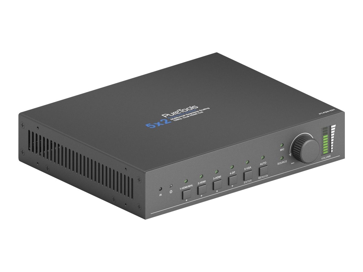 PureLink PureTools PT-PSW-52H - Multi-Format-to-HDMI Converter / Switcher / Audio Embedder/Disembedder