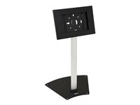 Tripp Lite Secure Tablet Mount Floor Stand, Height-Adjustable, Black/Silver - Aufstellung - Hhe einstellbar - fr Tablett - ver