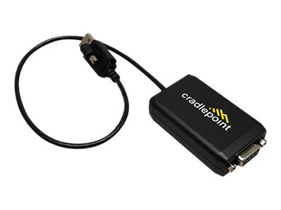 Cradlepoint - Kabel USB / seriell - USB (M) schraubbar zu RS-232 (W) schraubbar - 40 cm - Daumenschrauben - fr S700 Series S700