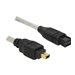 Delock - IEEE 1394-Kabel - FireWire 800 (M) zu FireWire, 4-polig (M) - 1 m